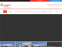 Tablet Screenshot of langdonbuilding.com.au